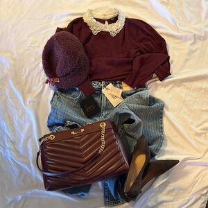 Burgundy Sweater